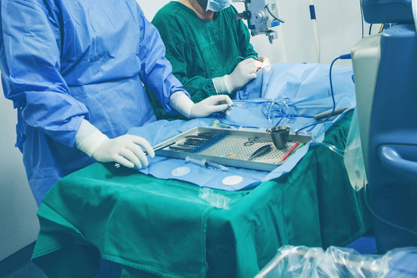 Operationssaal für Krankenhauschirurgie Großaufnahme Ansicht  - Foto, Bild