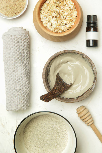 Homemade beauty products, DIY organic, toxic free, zero waste skin care cosmetic, home spa concept - Photo, Image