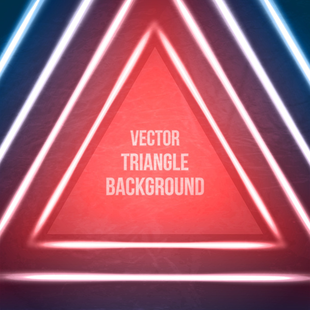 Vector Geometric Background. Hipster theme. Retro triangle template - Διάνυσμα, εικόνα