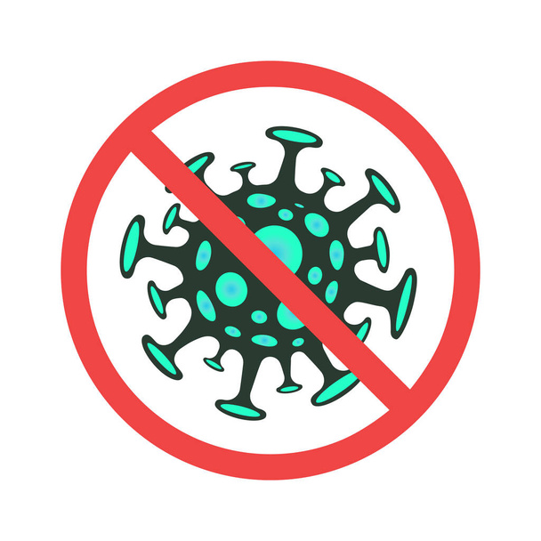 Stop Coronavirus - concept illustration - Vecteur, image