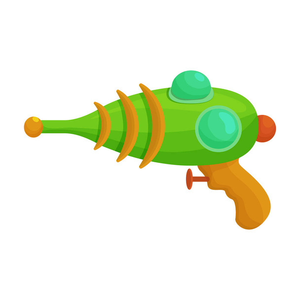 Water gun vector icon.Cartoon vector icon isolated on white background water gun. - Vektor, kép