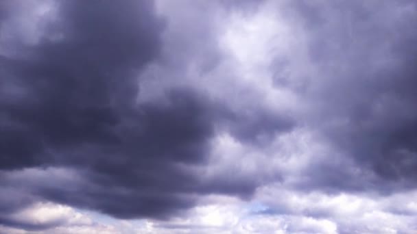 Timelapse van epische stormwolken - Video