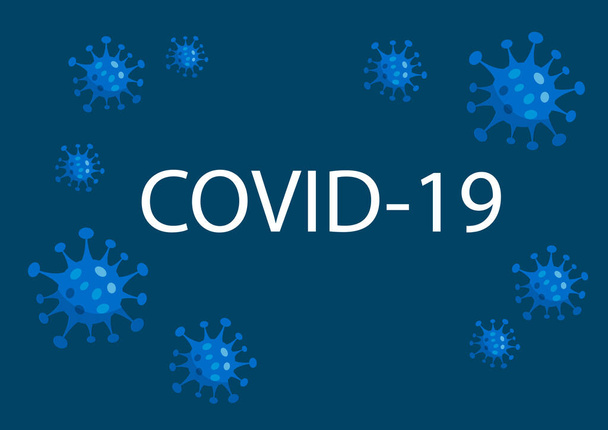 2019-nCoV Concepto de virus Corona novedosa. Covid-19 Síndrome respiratorio de la ciudad de Wuhan
. - Vector, imagen
