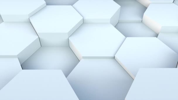 3d rendering of honeycomb background. Computer generated abstract design. - 映像、動画