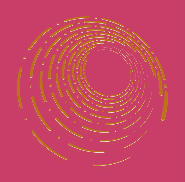 duotone rizado, bobina, forma de voluta giratoria. vórtice de torzal girando en forma concéntrica, radial, radiante y circular, dando vueltas
 - Vector, imagen