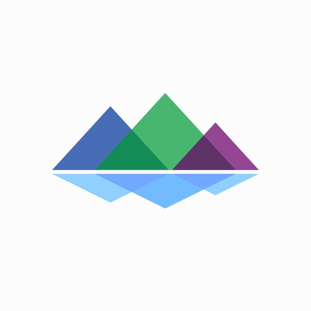 барвистий елемент гори Векторний символ
 - Вектор, зображення