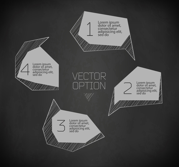 Design elements for options - Vektori, kuva