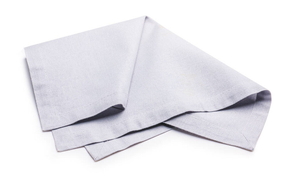 Clean napkin on white background - Photo, Image