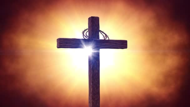 Jesus ist auferstanden Kalvarienberg Christus wurde gekreuzigt Ostern Golgatha Stein der Salbung Jesus Grab - Filmmaterial, Video