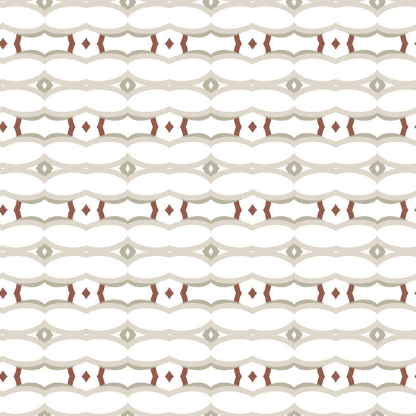 seamless geometric ornamental pattern, abstract illusion background - Vektör, Görsel
