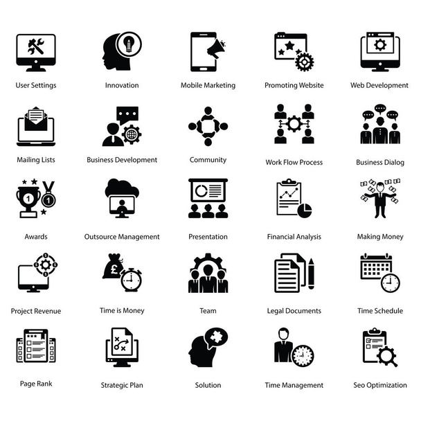 Pack d'icônes de gestion de projet
 - Vecteur, image