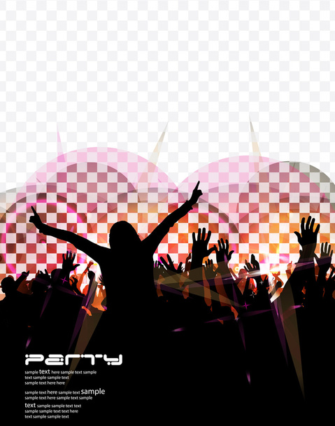 Concert muziek poster - Vector, afbeelding