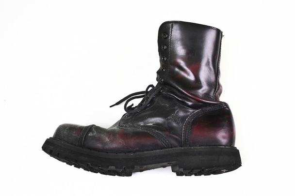 Red combat boot - Photo, Image