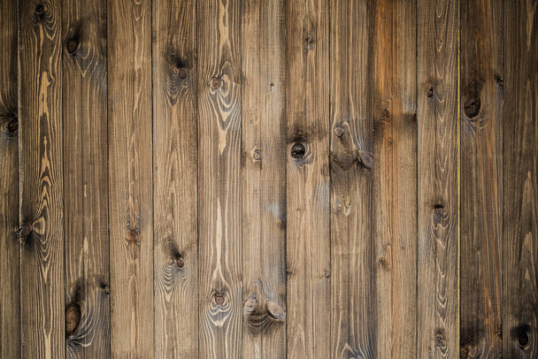 close up of wall made of wooden planks. Wood background. Copy space  - Photo, Image