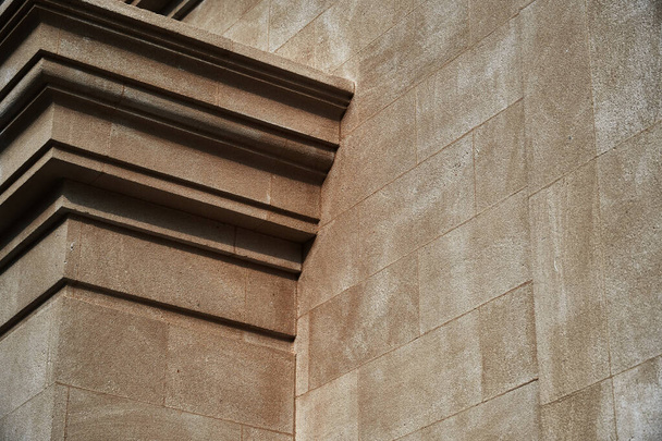 close-up van architectonisch element voor achtergrond of textuur - Foto, afbeelding