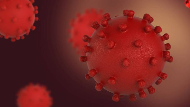 Coronavirus danger and public health risk disease and flu outbreak or coronaviruses influenza - Photo, Image