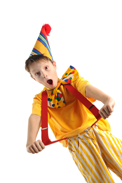 křičel klaun chlapec - Fotografie, Obrázek