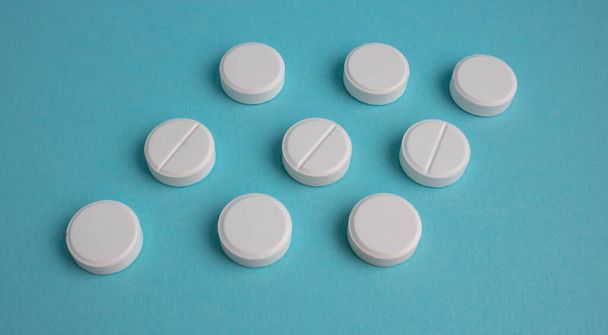 Tabletten aus pharmazeutischen Antibiotika Medizin antibakterielle Tabletten - Foto, Bild