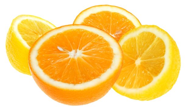 Orange and lemon. - Фото, зображення
