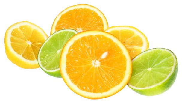 Orange and lemon. - Fotoğraf, Görsel