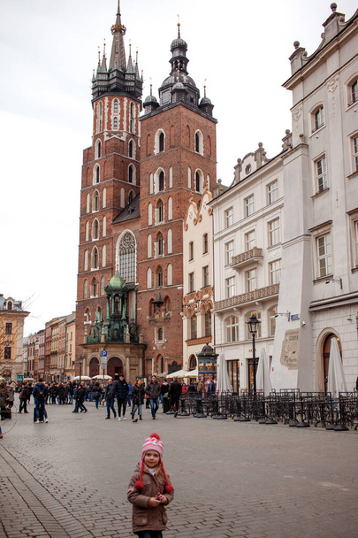 Краківський ринок Центральна площа Старе місто - Фото, зображення