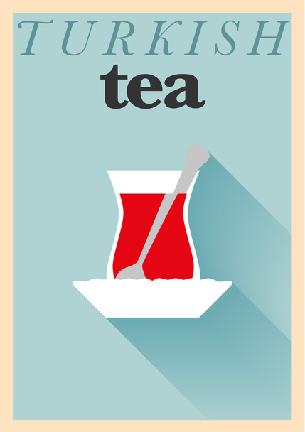 τσάι αφίσα - Διάνυσμα, εικόνα