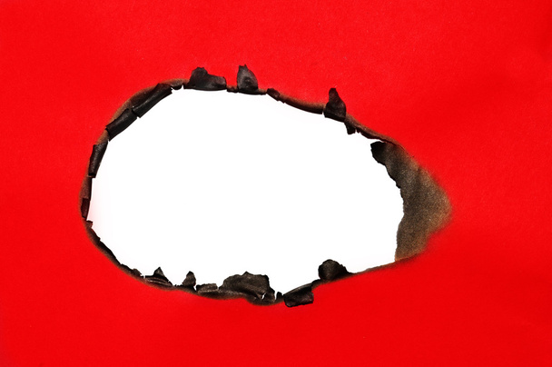 Burned hole - Photo, Image