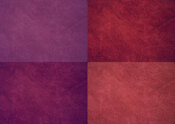 La texture du daim naturel. Fond violet de matière en cuir
. - Photo, image