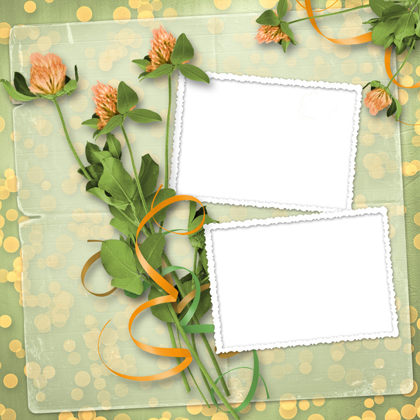 Grunge paper for congratulation - Photo, Image