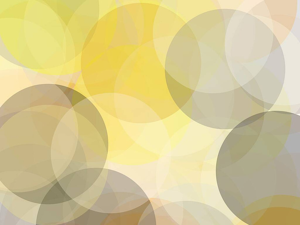 Abstrato minimalista cinza laranja amarelo ilustração com círculos úteis como fundo
 - Foto, Imagem