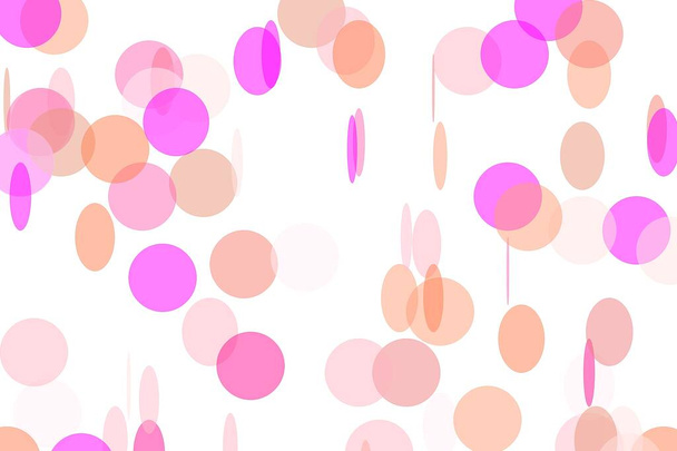 Illustrazione minimalista astratta rosa con cerchio ed ellissi utili come sfondo
 - Foto, immagini
