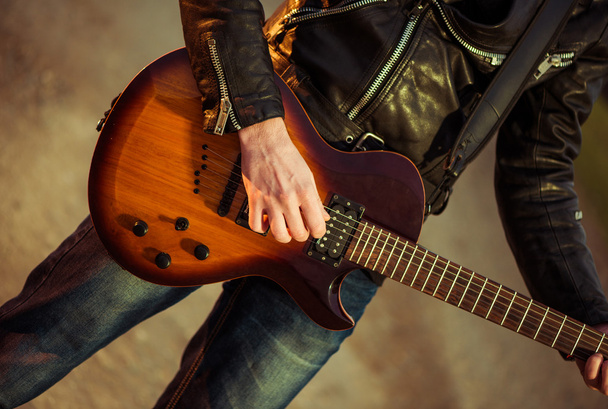 Guitar player - Foto, Imagem