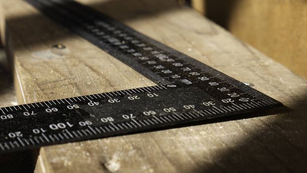 Measuring ruler tool 90 degrees. - Foto, immagini