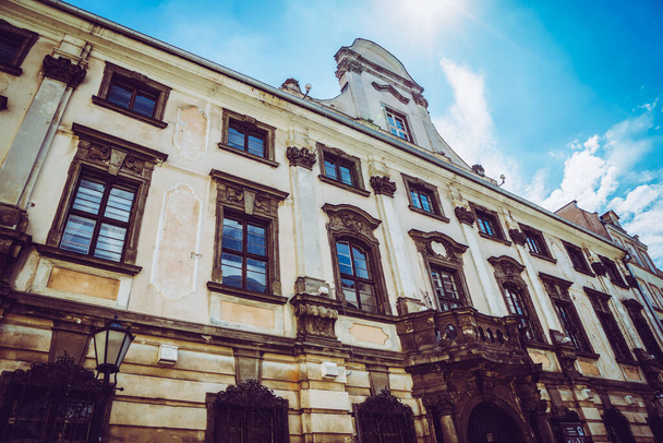 L'architettura della vecchia città polacca. Frattaglie - Foto, immagini