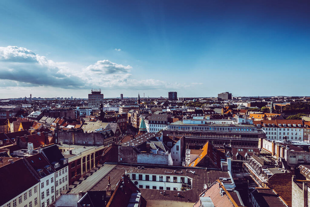 Copenhagen City, Dinamarca, Escandinavia. Hermoso día de verano - Foto, Imagen