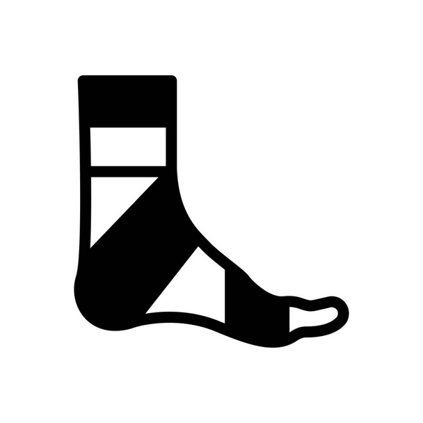 bandage  vector glyph flat icon - Vector, afbeelding