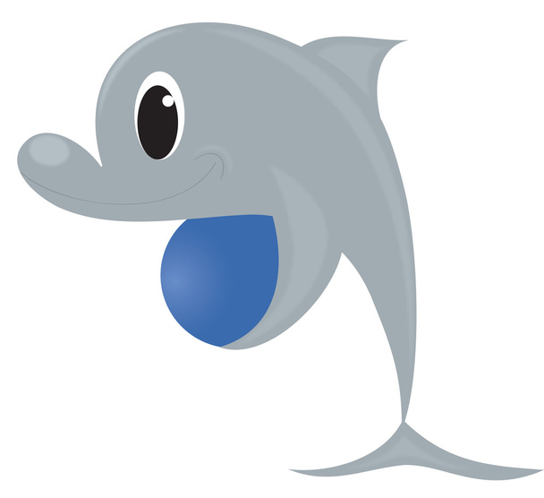 Delfín
 - Vector, imagen