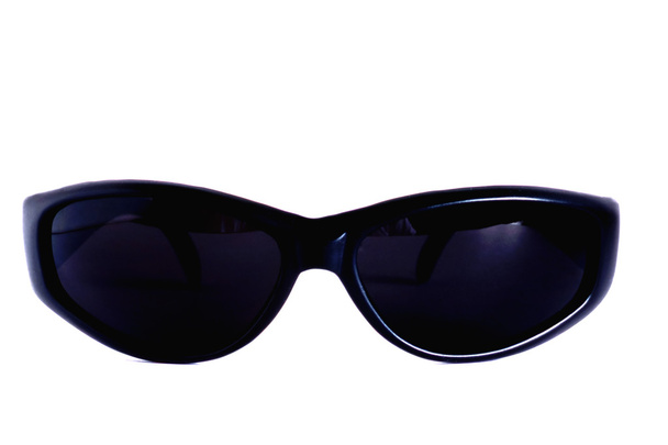 Чорні сонцезахисні окуляри ізольовані на білому
 - Фото, зображення
