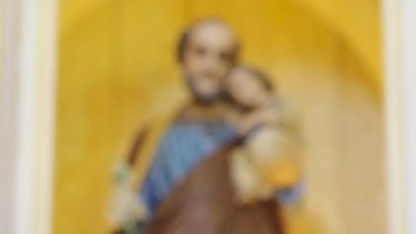 San José y el Niño Jesús de la Iglesia Católica, esposo de la Virgen María, padre de Jesús - San José - Menino Jesús - San José
 - Metraje, vídeo