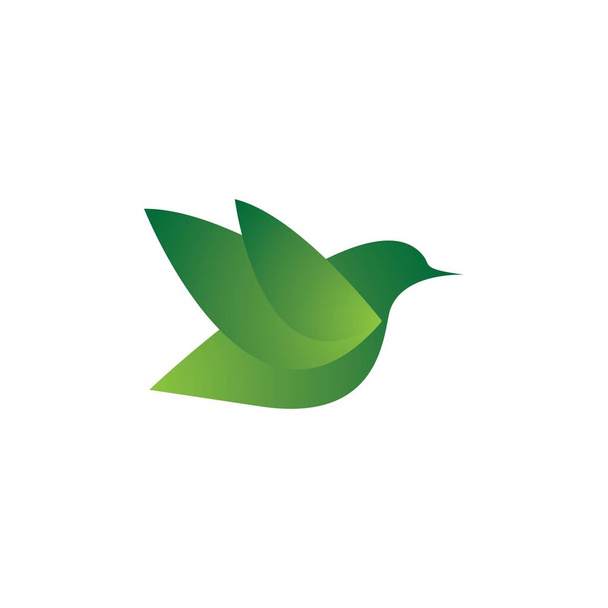 Дизайн векторной иконки логотипа птицы
 - Вектор,изображение
