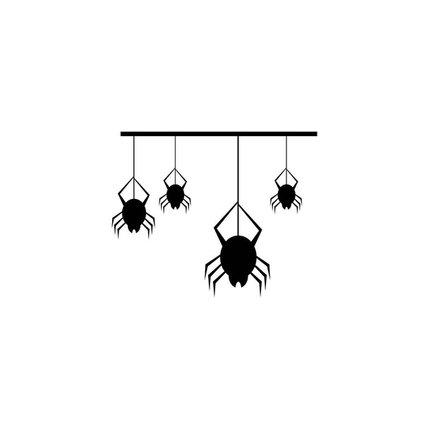 Σχεδιασμός διανυσματικού εικονιδίου λογότυπου αράχνης - Διάνυσμα, εικόνα