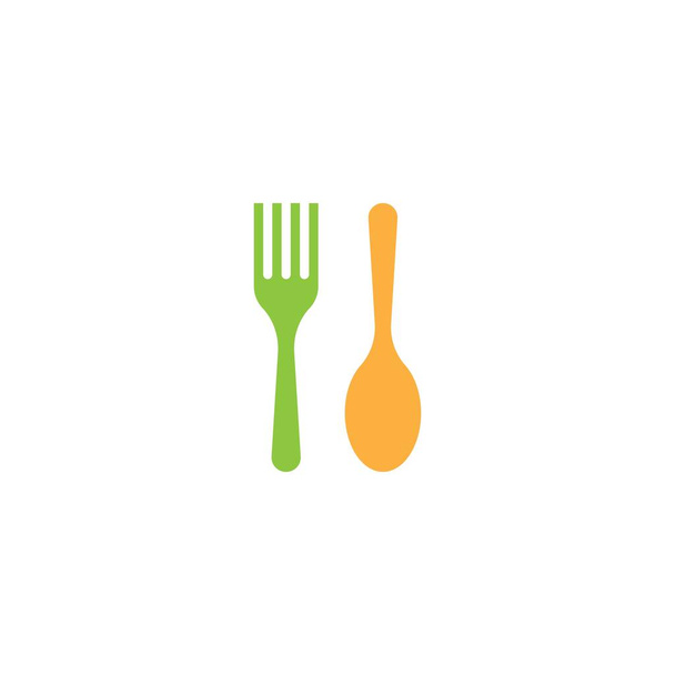 Fork logo plantilla vector icono diseño
 - Vector, imagen