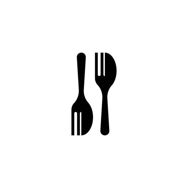 Fork logo plantilla vector icono diseño
 - Vector, Imagen