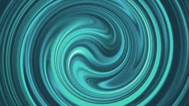 Pętli abstrakcyjne tło spiralne w niebiesko-zielone tekstury nadaje się do pętli vj, teledysków, prezentacji biznesowej. Streszczenie tła animacji poruszania się linii i pasków energii. - Materiał filmowy, wideo