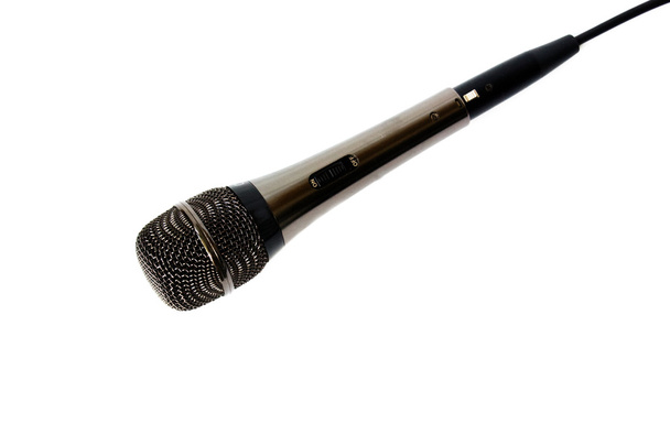 Microphone isolated - Photo, Image