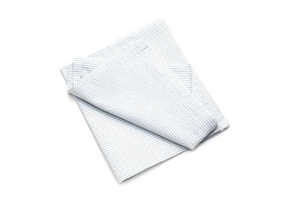 Clean napkins on white background - Photo, Image