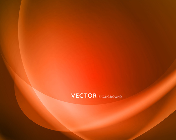 abstract orange vector background with blured colors and lines - Vector, imagen