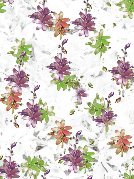 bright  flower abstract  effect seamless  design - Fotografie, Obrázek