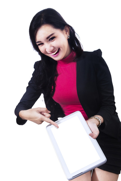 Businesswoman using digital tablet - Φωτογραφία, εικόνα