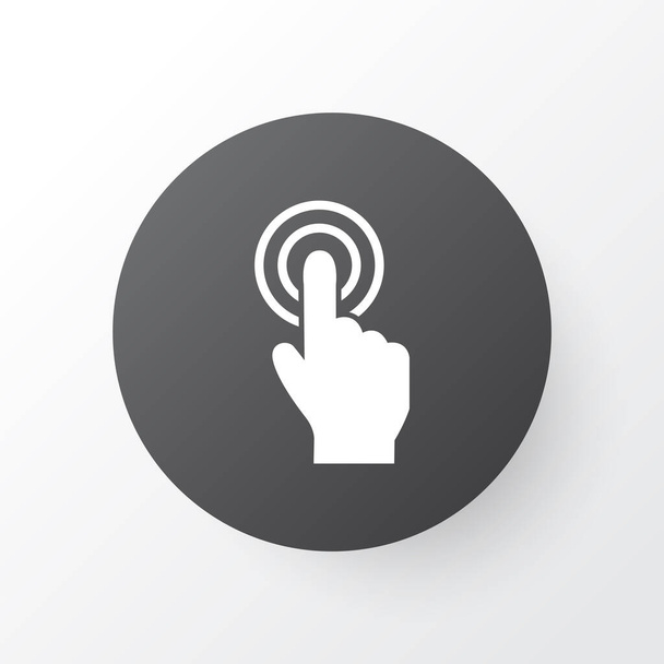 Touchscreen pictogram symbool. Premium kwaliteit geïsoleerd wijsvinger element in trendy stijl. - Vector, afbeelding